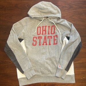 HOMAGE Ohio State Gray and Red Men's Sweater